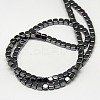 Electroplate Non-magnetic Synthetic Hematite Beads Strands G-J172-2x2mm-04-2