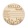 Wooden Hello World Baby Photo Props LS-WOOD-D023-02-1