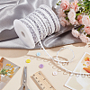 22.5 Yards Nylon Elastic Ribbons with Loops OCOR-BC0006-79-5