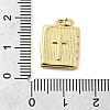 Book with Cross Brass Pendants KK-I364-49G-3