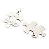 Non-Tarnish 304 Stainless Steel Split Big Pendants LS-STAS-B048-02P-3
