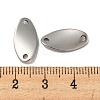 Non-Tarnish 304 Stainless Steel Connector Charms STAS-L022-231P-3