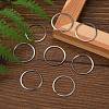 Tarnish Resistant 201 Stainless Steel Linking Rings STAS-F192-001P-03-5