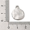 304 Stainless Steel Pendants STAS-L022-241P-3
