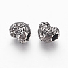 316 Surgical Stainless Steel European Beads STAS-F195-130AS-2