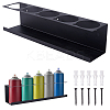 Zinc Alloy Wall Mounted Cylinder Tube Display Rack AJEW-WH0542-049-1