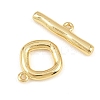 Brass Toggle Clasps KK-G548-41G-02-2