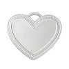 Anti-Tarnish 304 Stainless Steel Pendants STAS-D194-18S-1