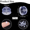 Clear Silicone Full-covered Ear Nuts FIND-SP0001-18A-2