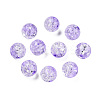 Transparent Crackle Acrylic Beads CACR-N002-19B-3