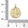 Brass Enamel Pendants KK-P338-27G-02-3
