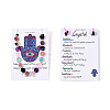 Natural Sodalite & Rhodonite & Prehnite & Amethyst & Rose Quartz & Flower Amazonite & Sunstone Beads Strands G-N358-03A-01-6