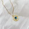 Zinc Alloy Crystal Rhinestone Pendant Necklaces WGBD940-01-1