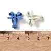 Spray Printed Alloy Clip on Earring Findings PALLOY-P318-01M-3