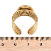 304 Stainless Steel Cuff Ring Components SA-CBA82C8-03C-G-3