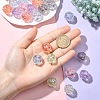 30Pcs UV Plating Transparent Acrylic Beads PACR-YW0001-56-5