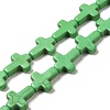 Synthetic Turquoise Dyed Beads Strands G-P507-06F-1
