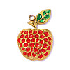 304 Stainless Steel Enamel Pendants STAS-OY017-34G-1