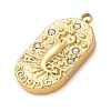 304 Stainless Steel Pendants LS-STAS-F349-03G-11-2