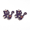 Alloy Enamel Kitten Pendants LS-ENAM-P033-3-3