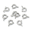 SHEGRACE Brass Spring Ring Clasps XGRPCN197-018P-1