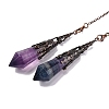 Natural Fluorite Pointed Dowsing Pendulum Big Pendants G-H285-06R-A30-2