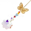 Hollow Alloy Hanging Ornaments HJEW-Q012-05B-2