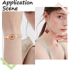 120Pcs 4 Styles Tibetan Style Alloy Bead Frames FIND-SC0008-83-5