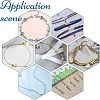 36Pcs 6 Style PVD Vacuum Plating 304 Stainless Steel Lobster Claw Clasps STAS-UN0028-35-7