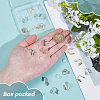 20Pcs 2 Colors Brass Clip-on Earring Converters Findings KK-BC0014-96B-3