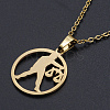 201 Stainless Steel Pendants Necklaces LS-NJEW-S105-JN626-7G-1