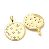 Brass Micro Pave Cubic Zirconia Pendants KK-Q809-06G-2