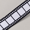 Polyester Grosgrain Ribbons OCOR-WH0120-75-2