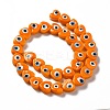 Handmade Evil Eye Lampwork Beads Strands LAMP-E023-07B-08-2