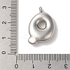 Non-Tarnish 304 Stainless Steel Pendants STAS-M017-08P-18-3