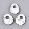 Natural Howlite Pendants G-T144-09B-1
