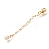 Brass End with Chain KK-C085-13G-2