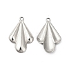 Non-Tarnish 304 Stainless Steel Pendants STAS-L268-003P-2
