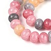 Baking Paint Crackle Glass Beads Strands DGLA-N020-01A-03-3