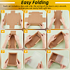 Rectangle Kraft Paper Drawer Boxes LS-CON-WH0089-119B-4