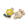 Alloy Enamel Pendants FIND-D304-01D-KCG-2