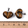 Natural Tiger Eye Chunky Pendants G-T143-19J-3