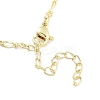 Brass Pendant Necklaces NJEW-B101-04G-02-3