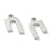 Non-Tarnish 304 Stainless Steel Charms STAS-G244-01H-2