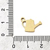304 Stainless Steel Enamel Pendants STAS-I336-19G-3