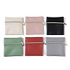 Imitation Leather Jewelry Storage Zipper Bags ABAG-G016-01B-1