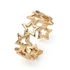 Adjustable Brass Cuff Rings X-RJEW-G105-03G-1