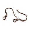 Brass French Earring Hooks LS-X-KK-Q369-RC-4
