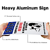UV Protected & Waterproof Aluminum Warning Signs AJEW-GL0001-05C-09-4