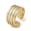 304 Stainless Steel Open Cuff Rings RJEW-Z018-33G-1